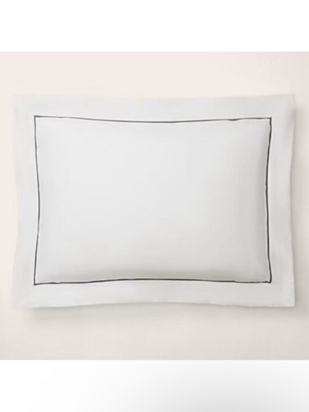 Ralph Lauren Organic Cotton Percale Palmer
Standard Sham in Loft Gray